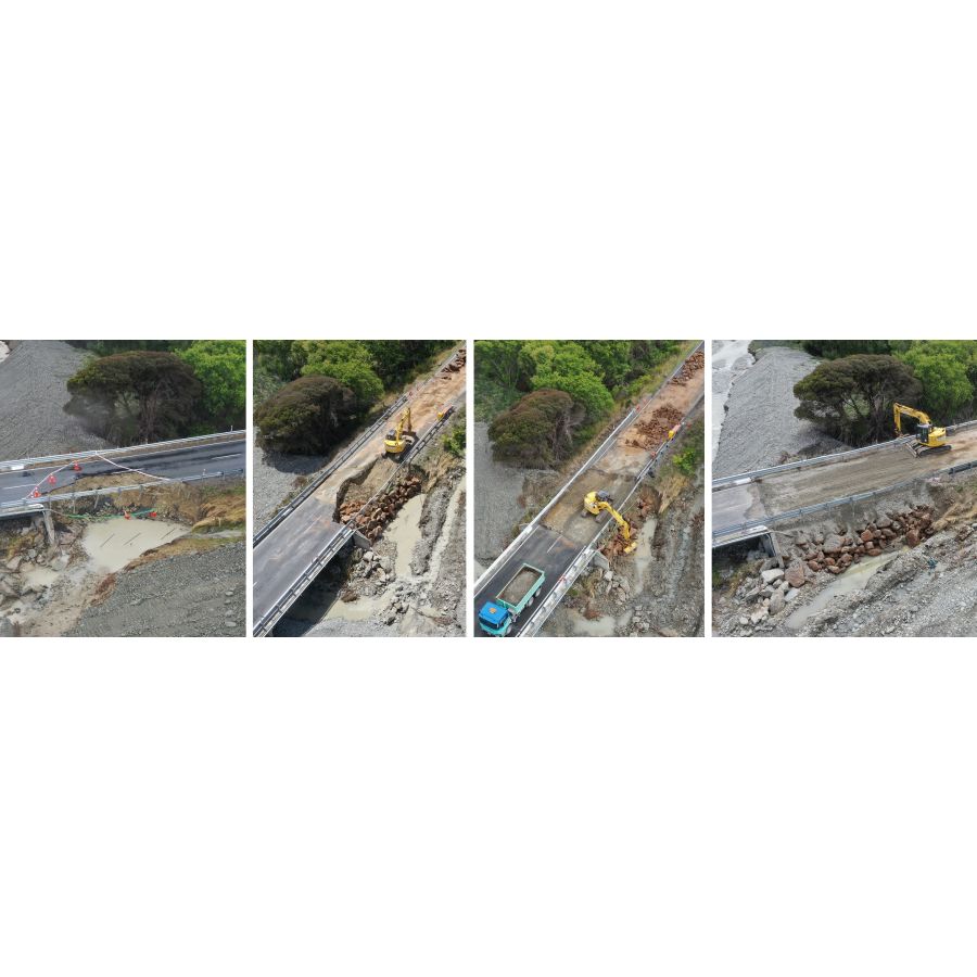 Repairs to the Parsons Creek Bridge were carried out swiftly, connecting communities and enabling holidaymakers to get on the road