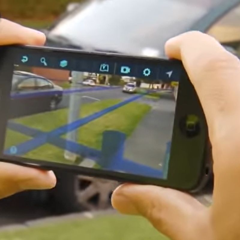 Augmented reality is allows virtual x-ray vision of underground infrastructure