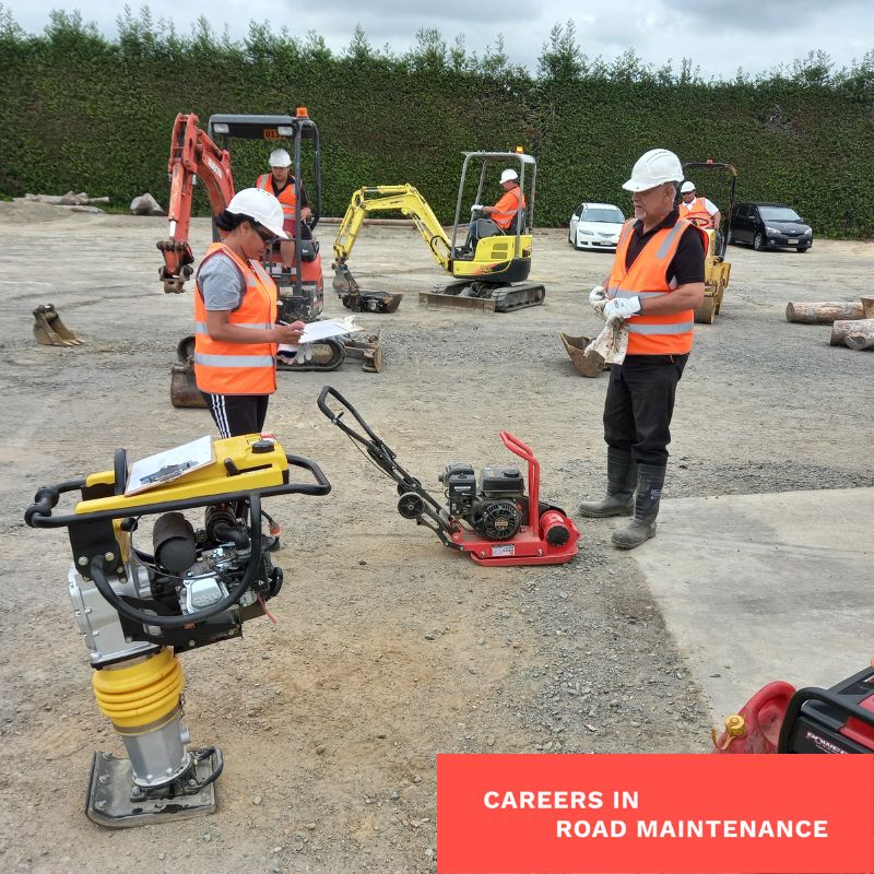 Specialist training courses are available to teach road maintenance skills