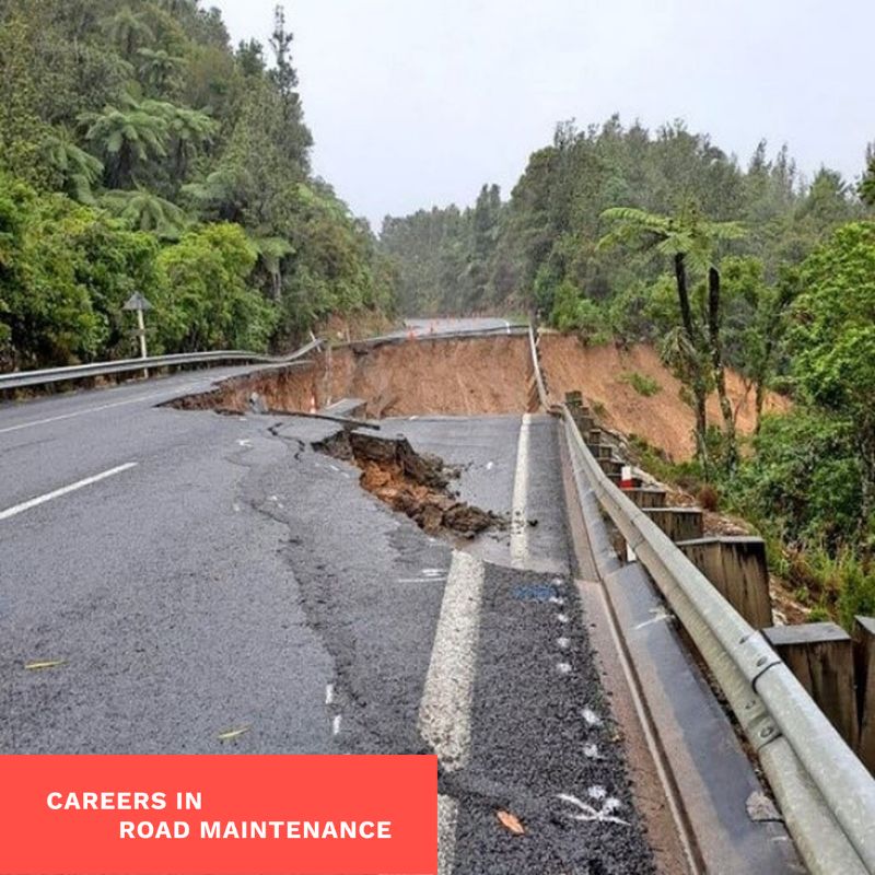 An epic repair job is required on SH 26a in Coromandel