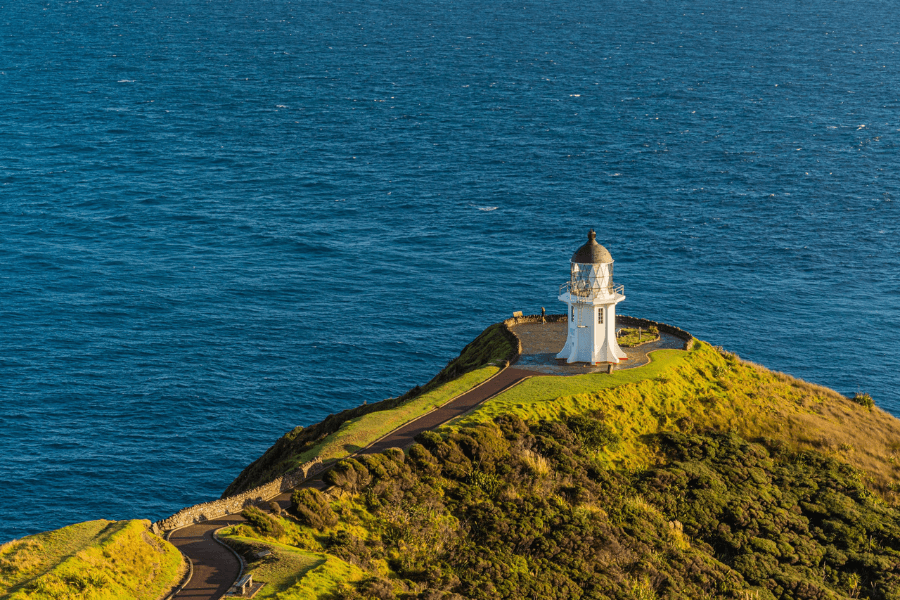 Cape Reinga at northernmost point of NZ